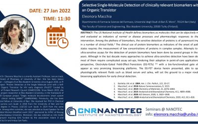 Selective Single-Molecule Detection of clinically relevant biomarkers with an Organic Transistor