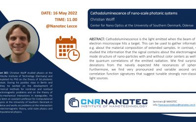 Cathodoluminescence of nano-scale photonic systems