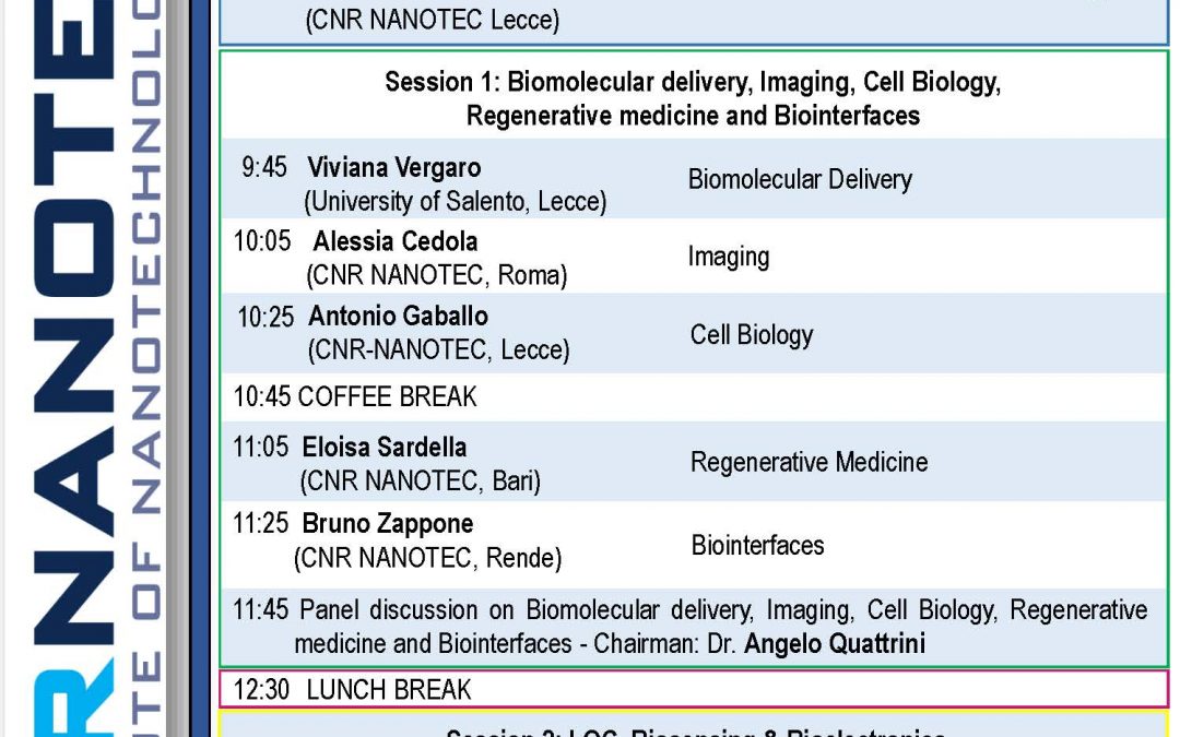 Miniworkshop NanoBiotechnology