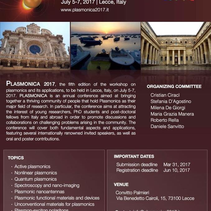 Plasmonica 2017