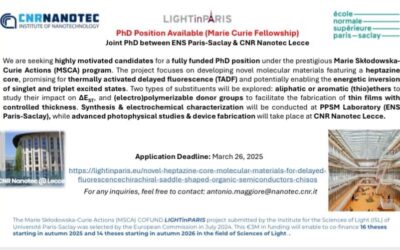 PhD Position Marie Curie Fellowship