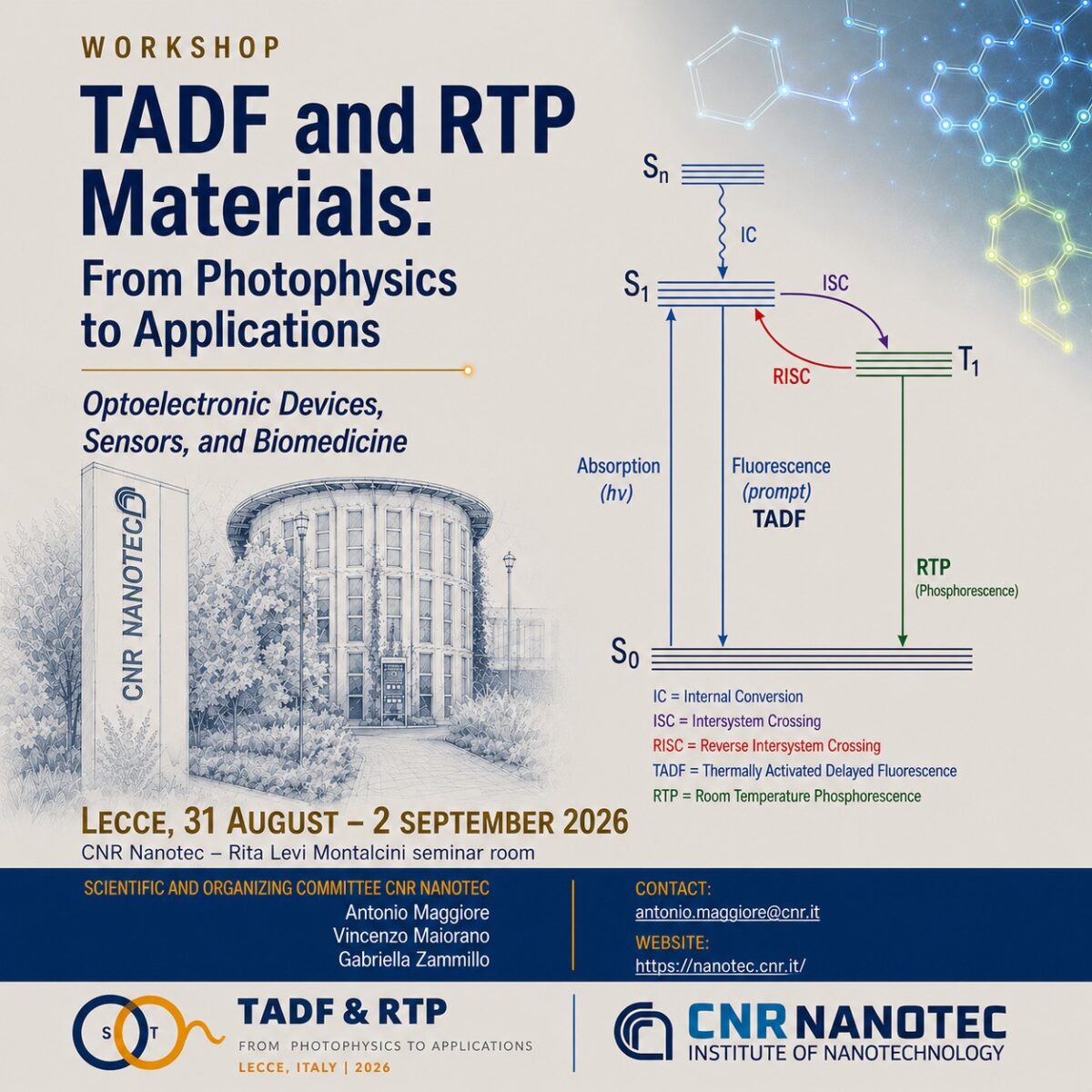 Workshop TADF-RTP 31ago-2sett2026